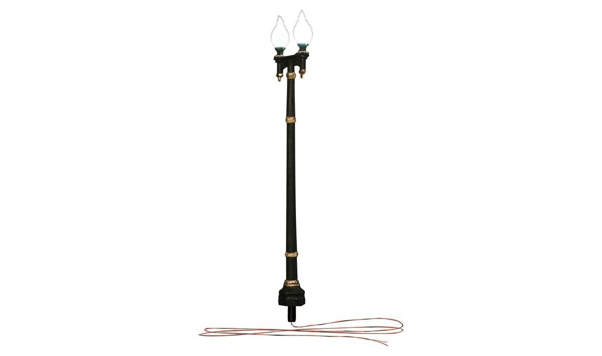 Woodland Scenics JP5901 HO Double Lamp Post Value Pack Just Plug - New