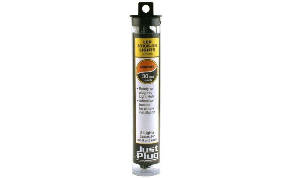 Woodland Scenics JP5736 Just Plug Orange LED Stick-On Light