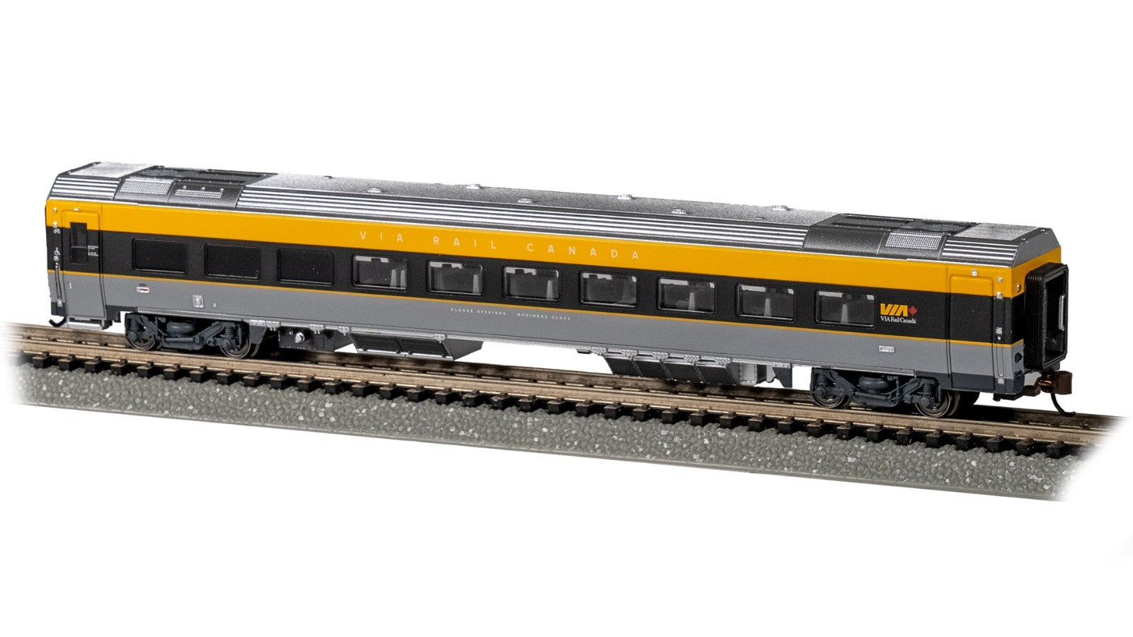 Bachmann 74559 N Scale Siemens Venture Business Coach With Light-VIA Rail #2701