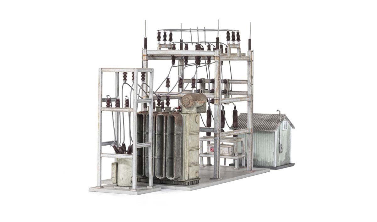 Woodland Scenics US2268 HO Scale Utility System Substation - Oakville Model Trains Depot
