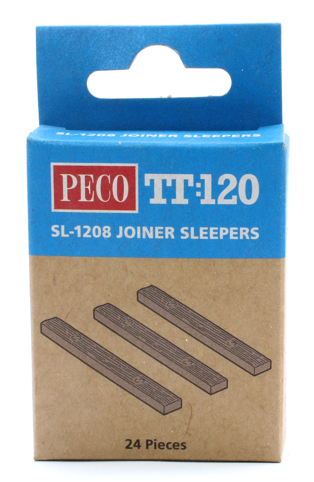 Peco SL-1208 TT Scale Code 55 Additional Wooden Sleepers