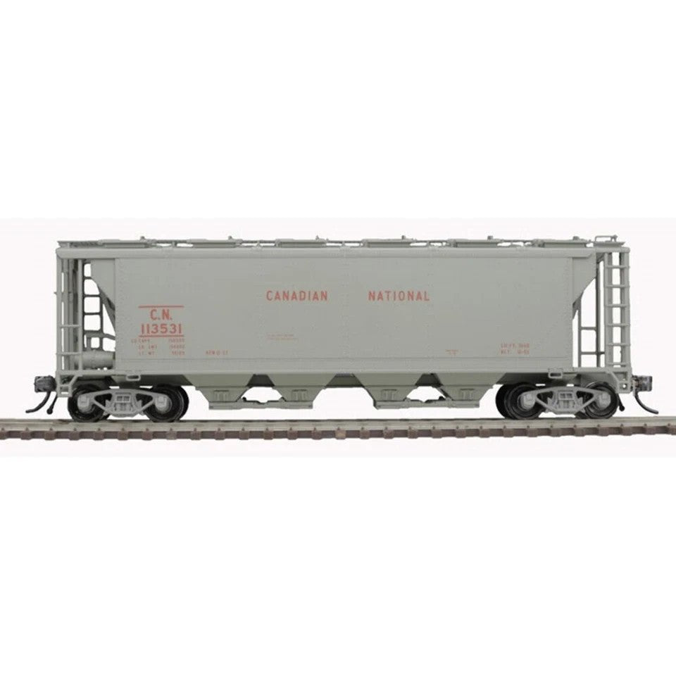 Atlas 20007153 HO Scale Slab Side Covered Hopper Canadian National CN 113404 - Oakville Model Trains Depot