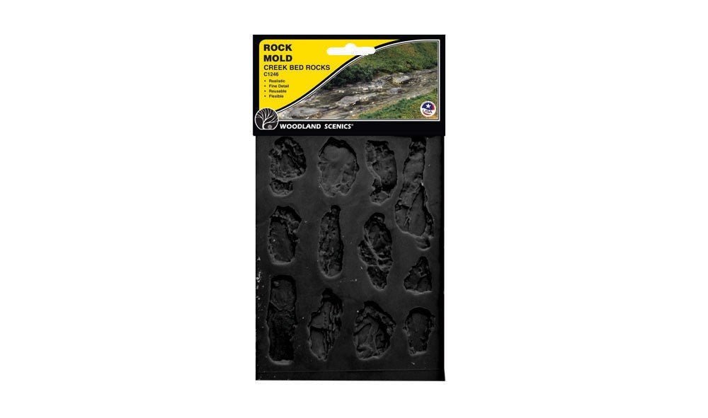Woodland Scenics C1246 Creek Bed Rock Mold - Oakville Model Trains Depot