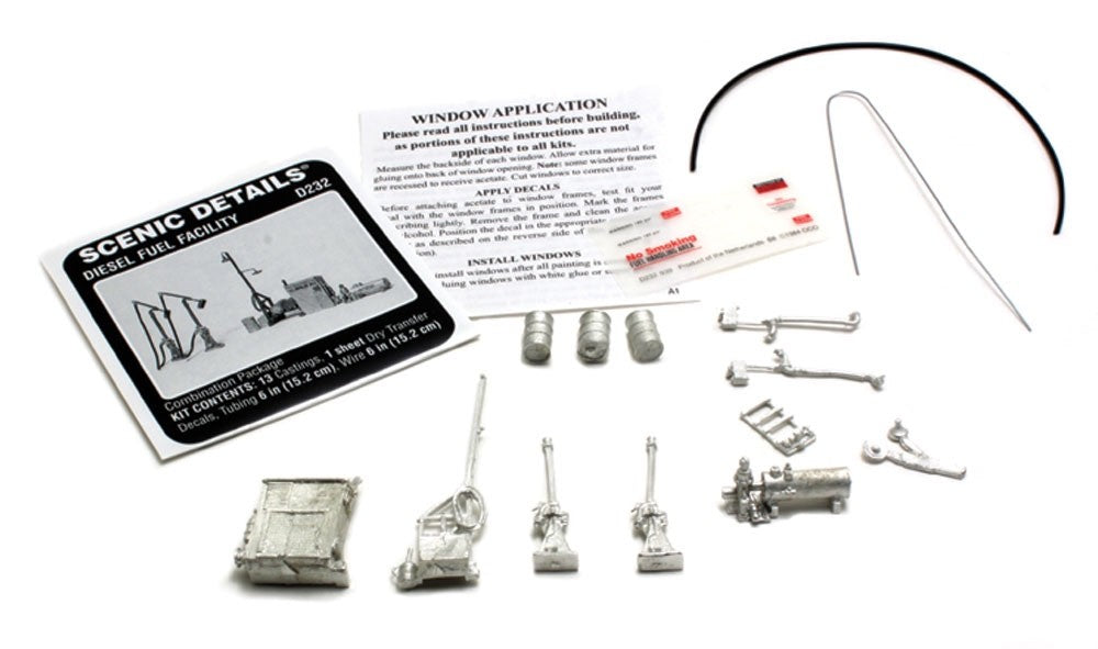 Woodland Scenics D232 HO Scale Diesel Fuel Facility Kit