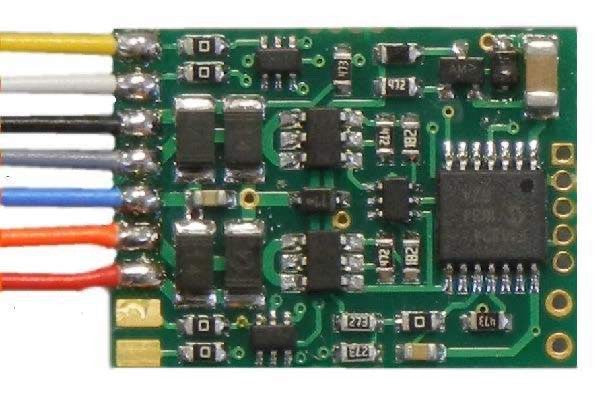 NCE 5240177 D13WP Wired 4 Function Decoder with 8 Pin Plug - New