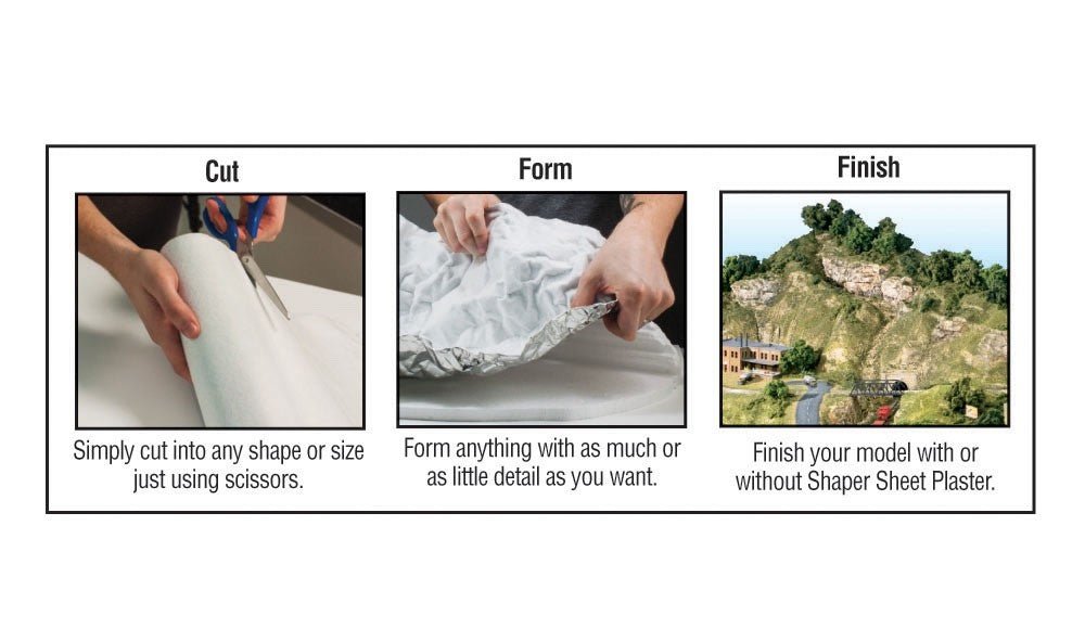 Woodland Scenics 1178 Shaper Sheet® Roll 9" x 72" - Oakville Model Trains Depot