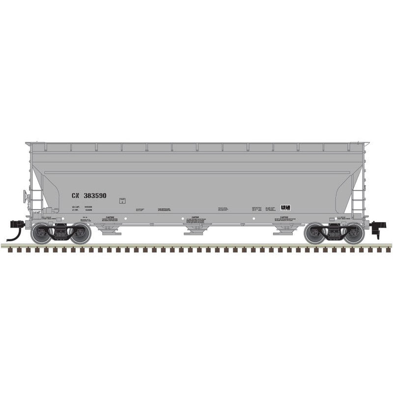 Atlas 20005525 HO Scale 4650 Centerflow Hopper Canadian National CN #385566 New