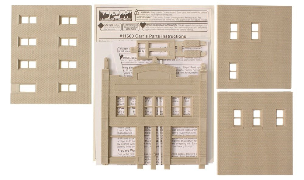 DPM 11600 HO Scale Carr's Parts Building Kit (Auto Parts Storefront) - Oakville Model Trains Depot