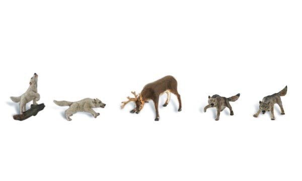 Woodland Scenics A1942 HO Scale Wildlife Standoff - Oakville Model Trains Depot