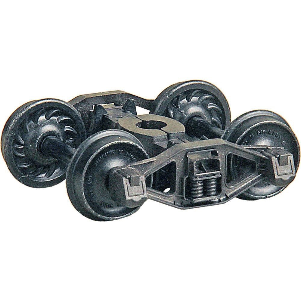 Kadee 1572 HO Scale Bettendorf T - Section Self Trucks with 33" Ribbed Back Code 88 - Oakville Model Trains Depot