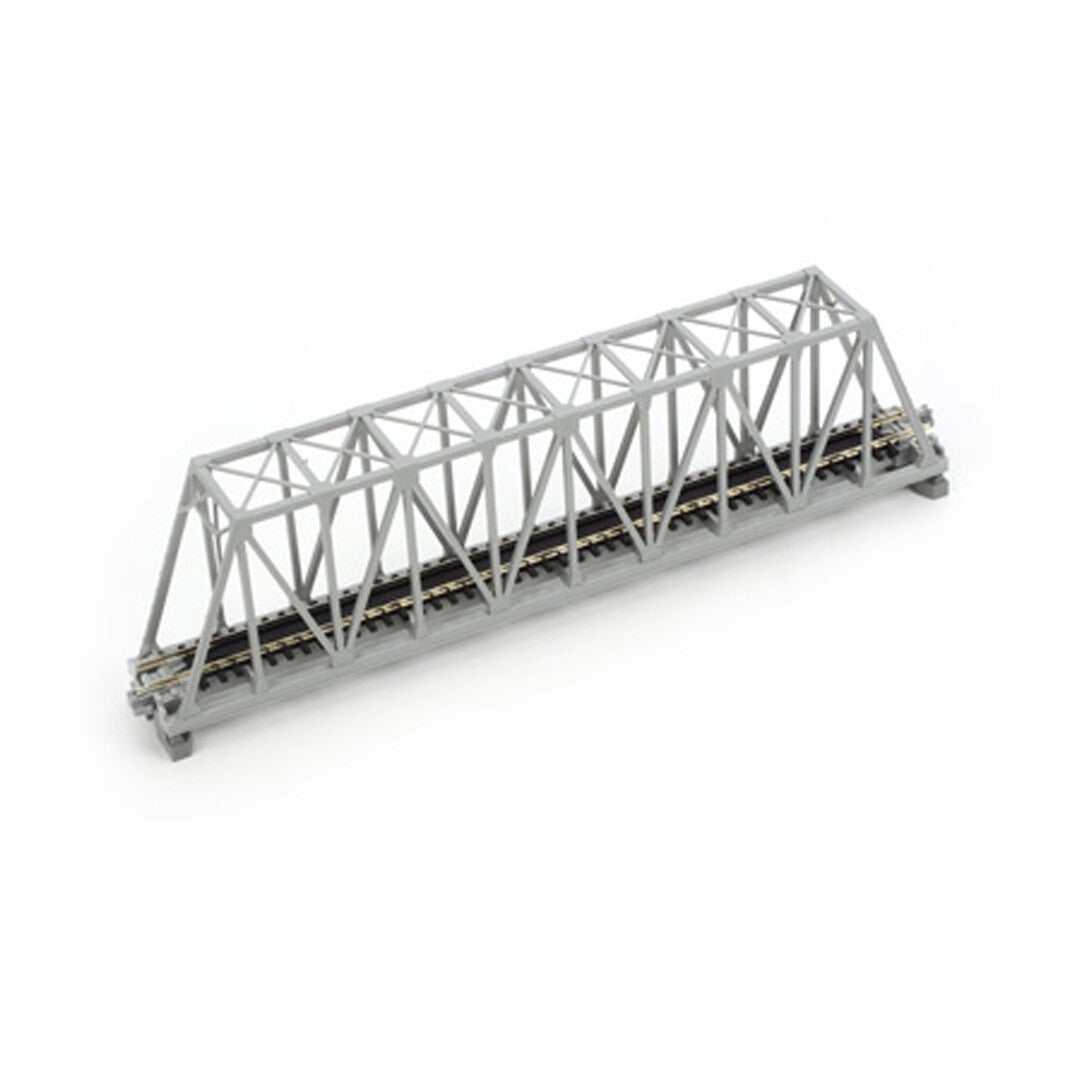 Kato 20-432 N Scale Unitrack Single Track Truss Bridge 248mm (9 3/4") - Gray