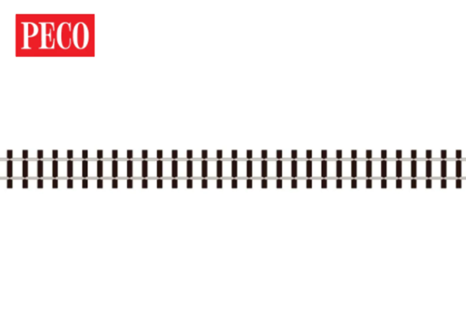 Peco SL-404 00/H0 Scale Code 80 Narrow Gauge Mainline 36" Flex Track 25pcs - New