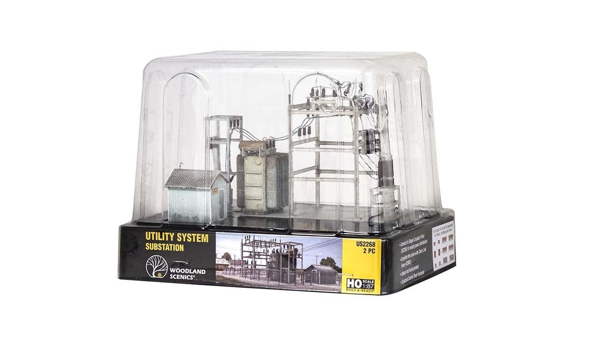 Woodland Scenics US2268 HO Scale Utility System Substation - Oakville Model Trains Depot
