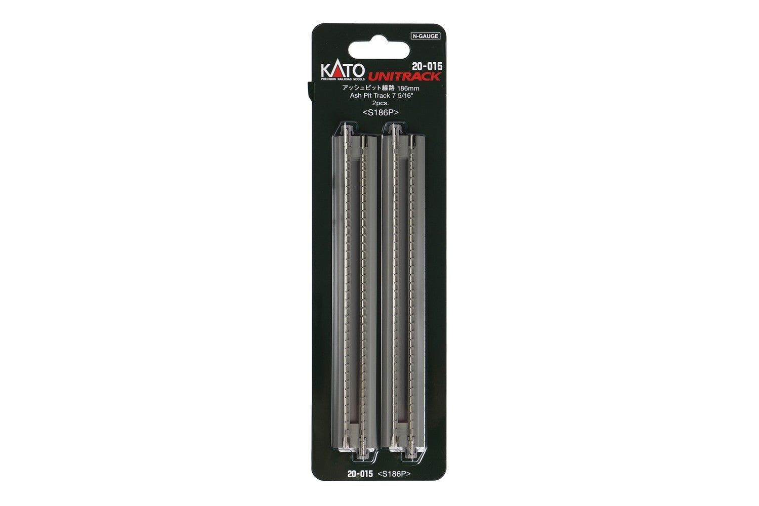Kato 20-015 N Scale Ash Pit Track 186mm 2pcs