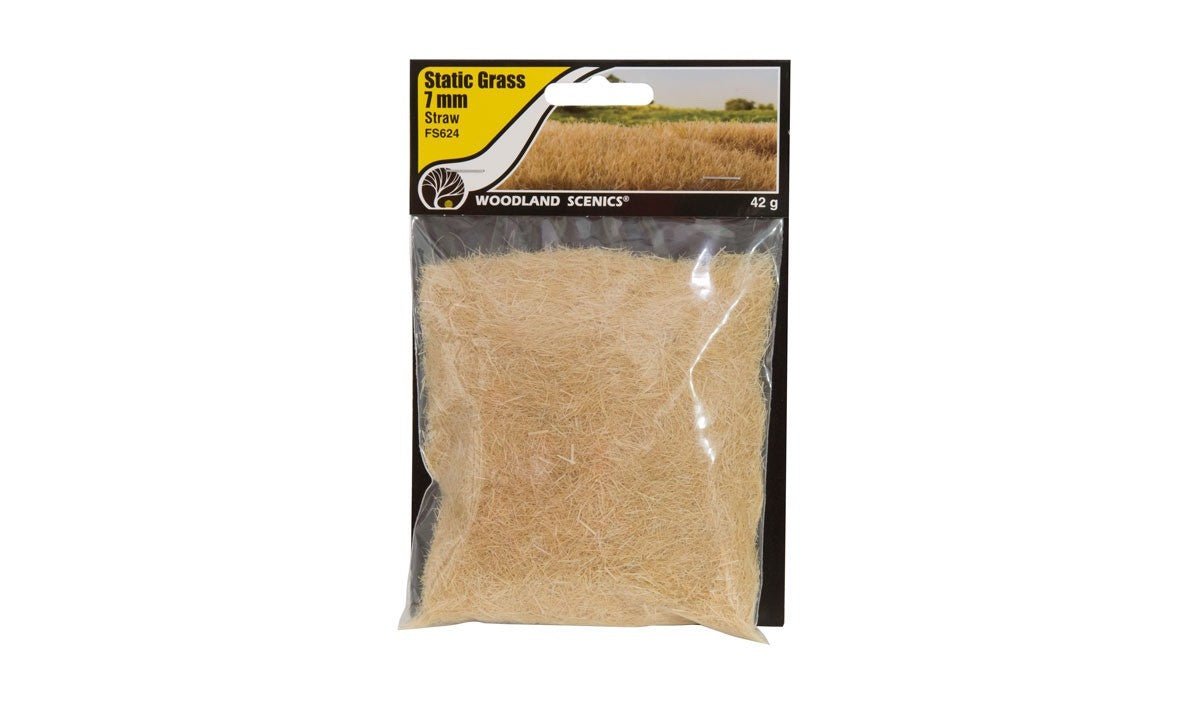 Woodland Scenics FS624 Static Grass Straw 7mm - Oakville Model Trains Depot
