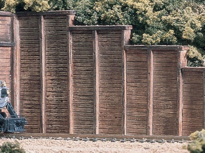 Woodland Scenics C1260 HO Scale Timber Retaining Walls - Oakville Model Trains Depot