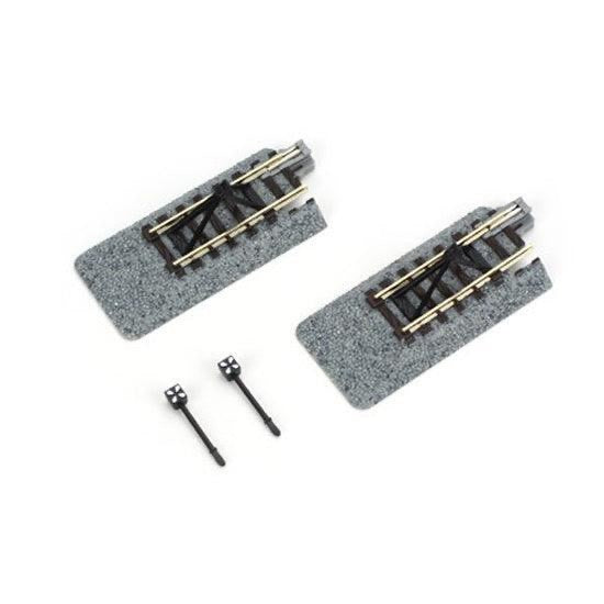Kato 20-048 N Scale Unitrack 50.5mm Bumper Track - 2pcs