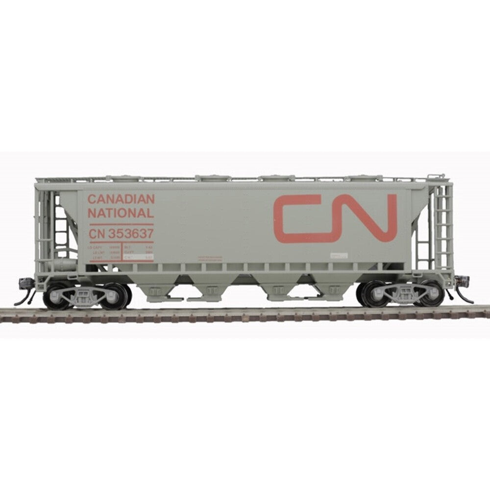 Atlas 20007162 HO Scale Slab Side Covered Hopper Canadian National CN #353620