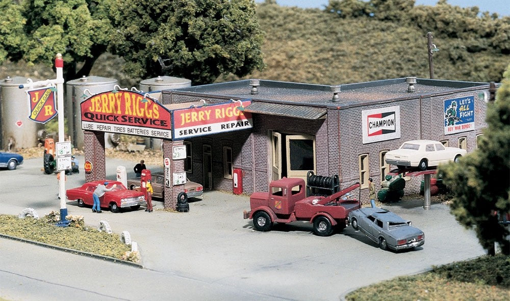 Woodland Scenics DPM 66200 N Scale Jerry Riggs Quick Service Building Kit