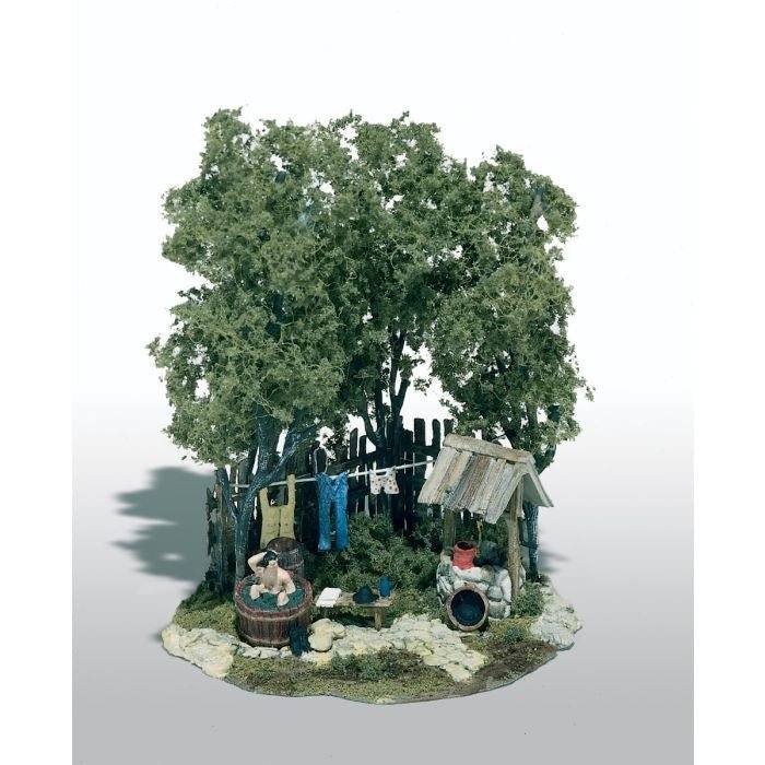 Woodland Scenics 110 HO Scale Mini - Scene(TM) Saturday Night Bath Metal Kit - Oakville Model Trains Depot