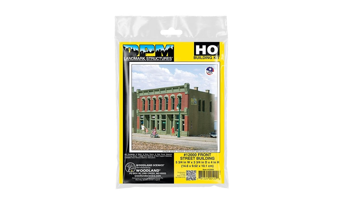Woodland Scenics DPM 12000 HO Scale Front Street Building Kit
