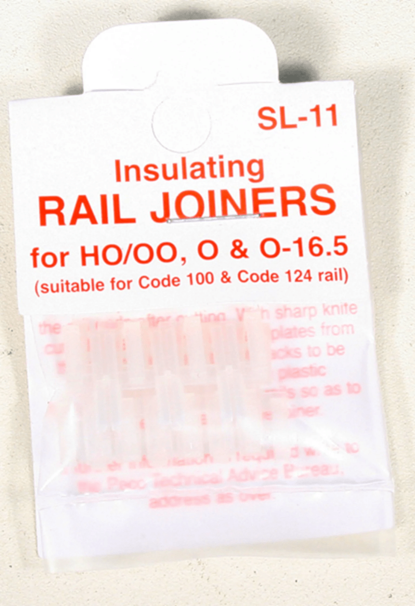 PECO SL - 11 HO/OO Scale Code 100 Insulated Rail Joiners 12pcs - Oakville Model Trains Depot