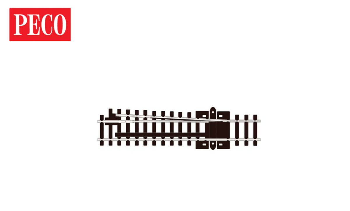 PECO SL - 384 N Scale Code 80 Right Hand Catch Turnout with InsulFrog - Oakville Model Trains Depot