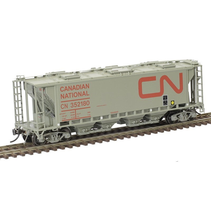 Atlas Master 20006365 HO Scale Slab Side Covered Hopper CN 6-HATCH #352466