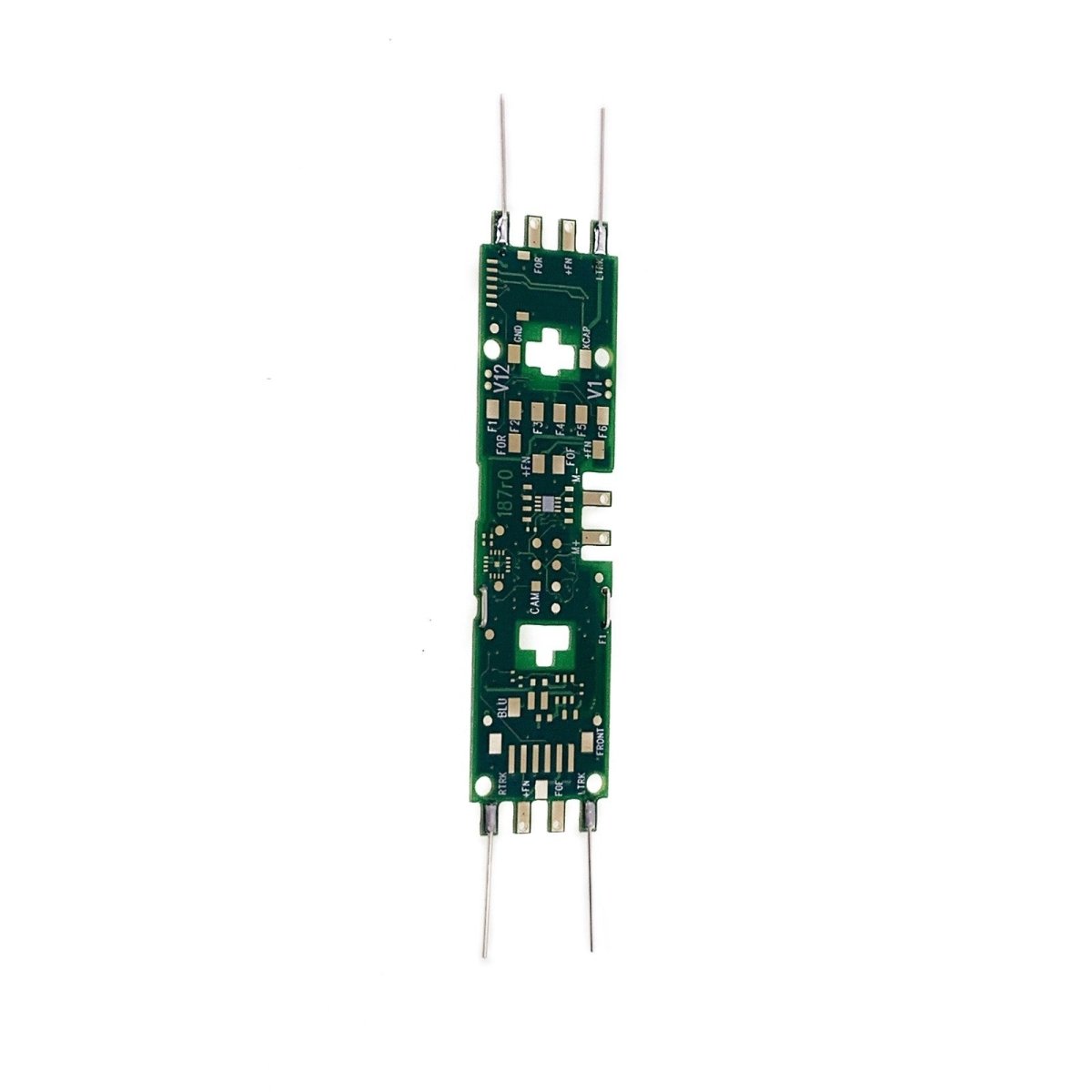 Digitrax DH187K0 HO Premium DCC Decoder — Series 7, 1A, 8 - Function (Kato Legacy Drop - In Light Board) - Oakville Model Trains Depot