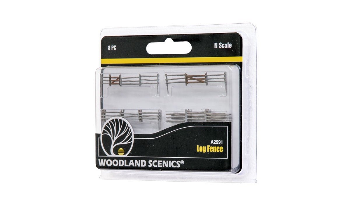 Woodland Scenics A2991 N Scale Log Fence - Oakville Model Trains Depot