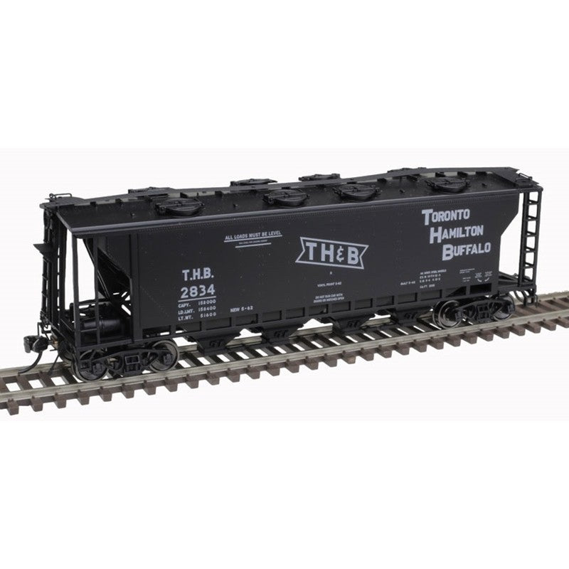 Atlas 20007168 HO Slab Side Covered Hopper Toronto, Hamilton & Buffalo TH&B#2834