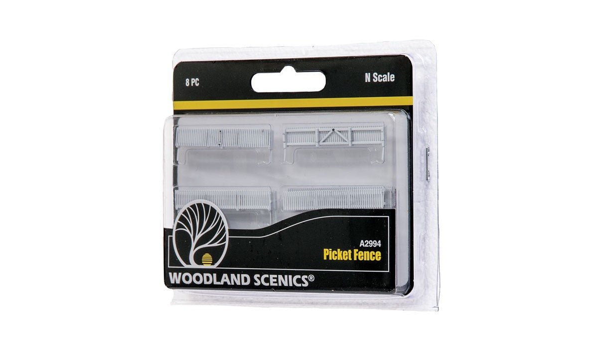 Woodland Scenics A2994 N Scale Picket Fence - Oakville Model Trains Depot