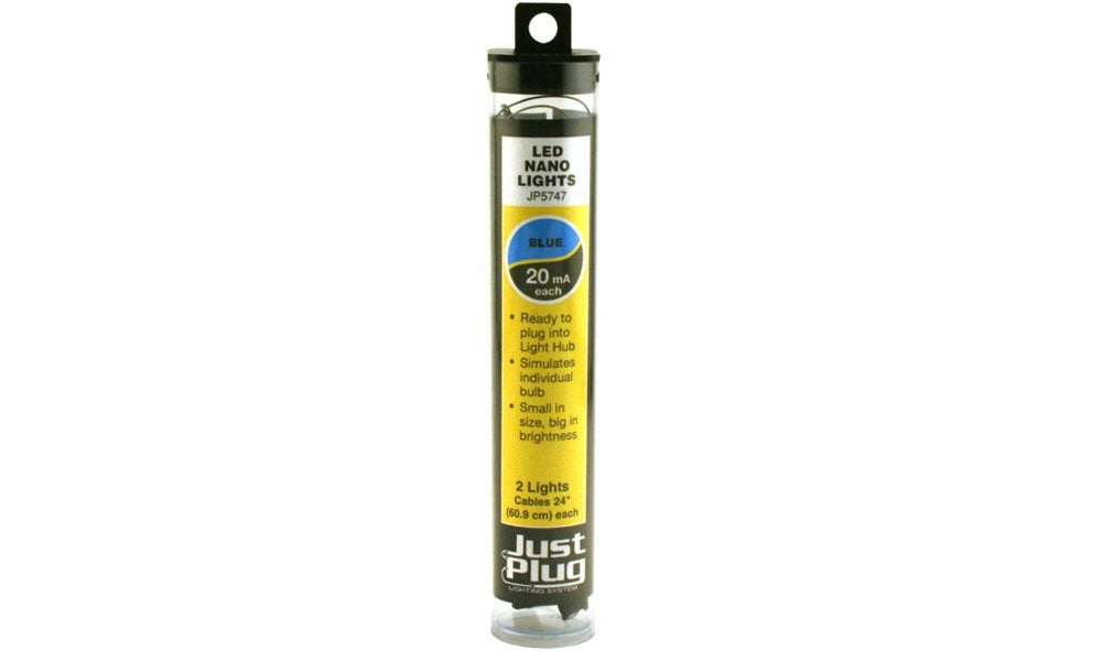 Woodland Scenics JP5747 Just Plug Blue LED Nano Lights