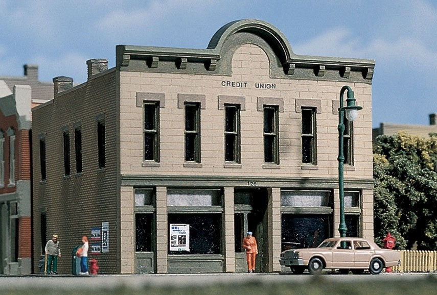 Woodland Scenics DPM 50800 N Scale Crestone Credit Union Building Kit