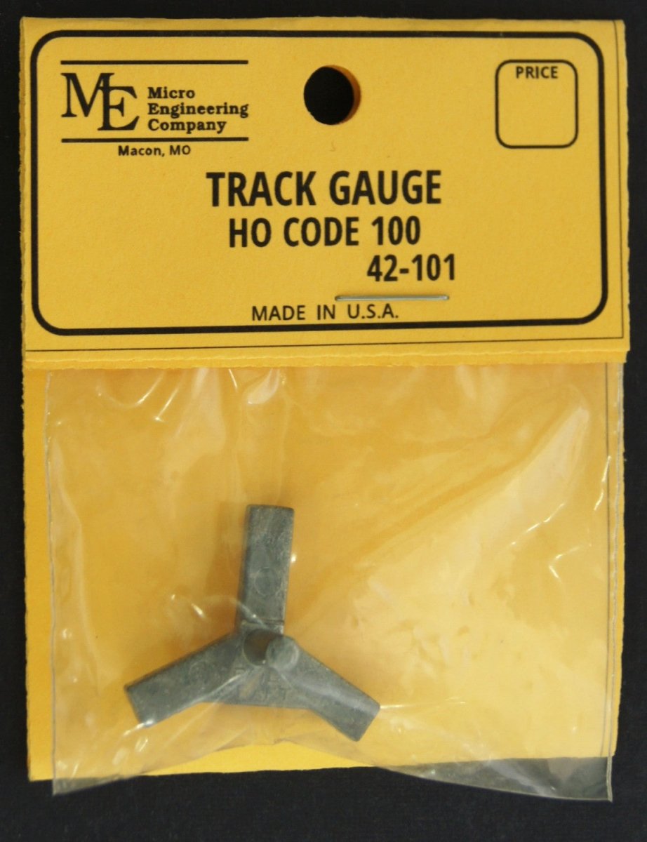 Micro Engineering 42 - 101 HO/On30 Scale Code 100 3 - Point Track Gauge (Die - Cast Metal) - Oakville Model Trains Depot