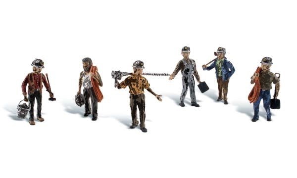 Woodland Scenics A1933 HO Scale Miners - Oakville Model Trains Depot