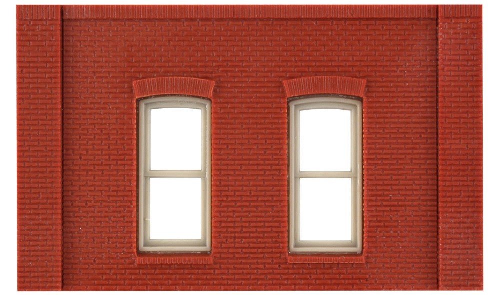 DPM 30130 HO Scale MBS One - Story Rectangular Window Wall Section - Oakville Model Trains Depot