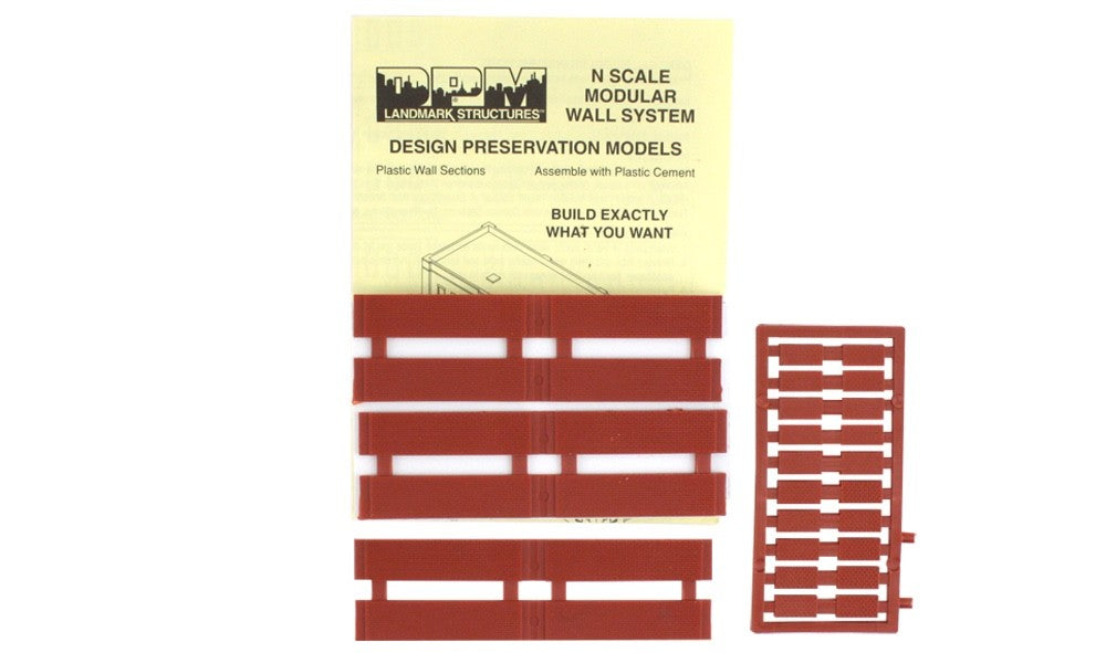 Woodland Scenics DPM 60131 N Scale Dock Level Riser Wall Kit