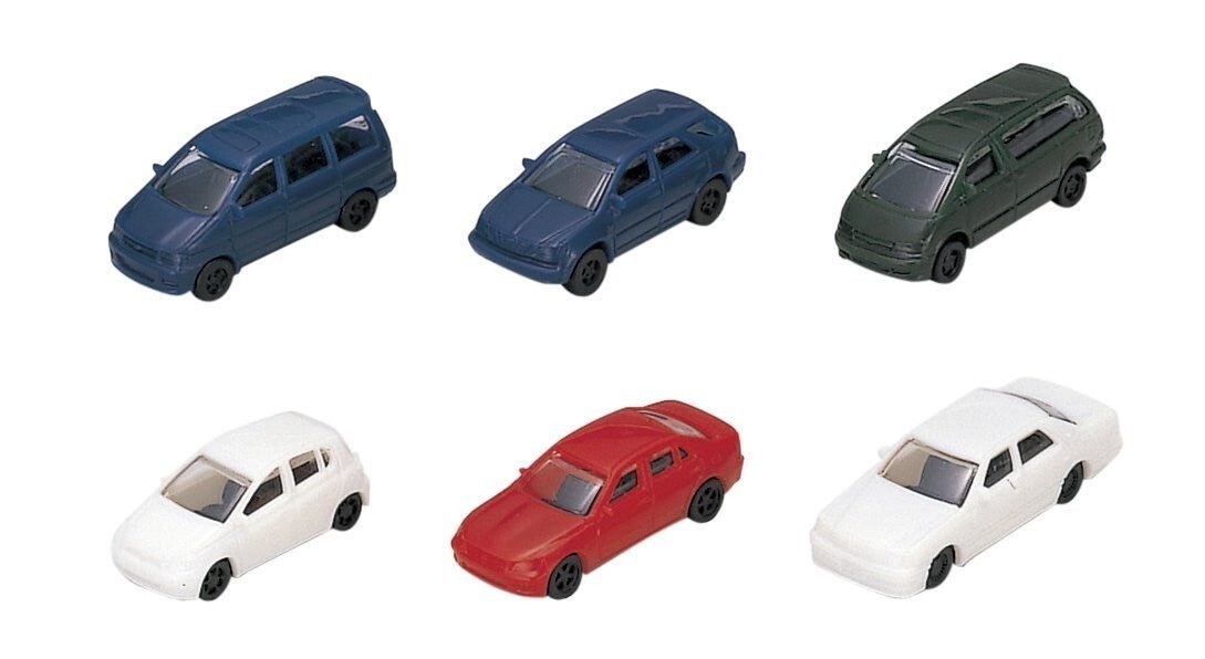 KATO 23 - 505 N Scale 1990s Toyota Auto Set - 6 Vehicles - Oakville Model Trains Depot
