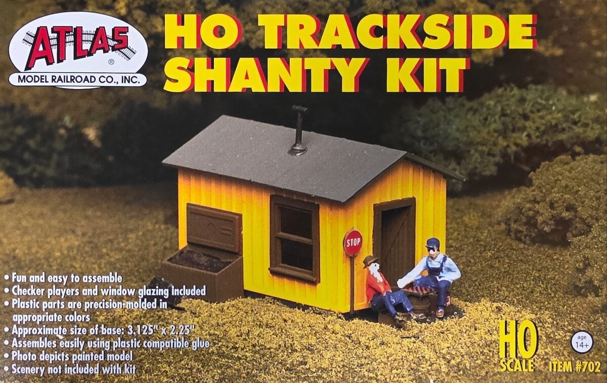 Atlas 702 HO Scale Trackside Shanty Building Kit