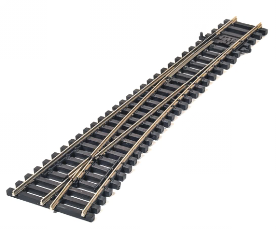 Peco SL-U1296 TT Scale Code 55 Medium Radius LH Left Hand Turnout with UniFrog