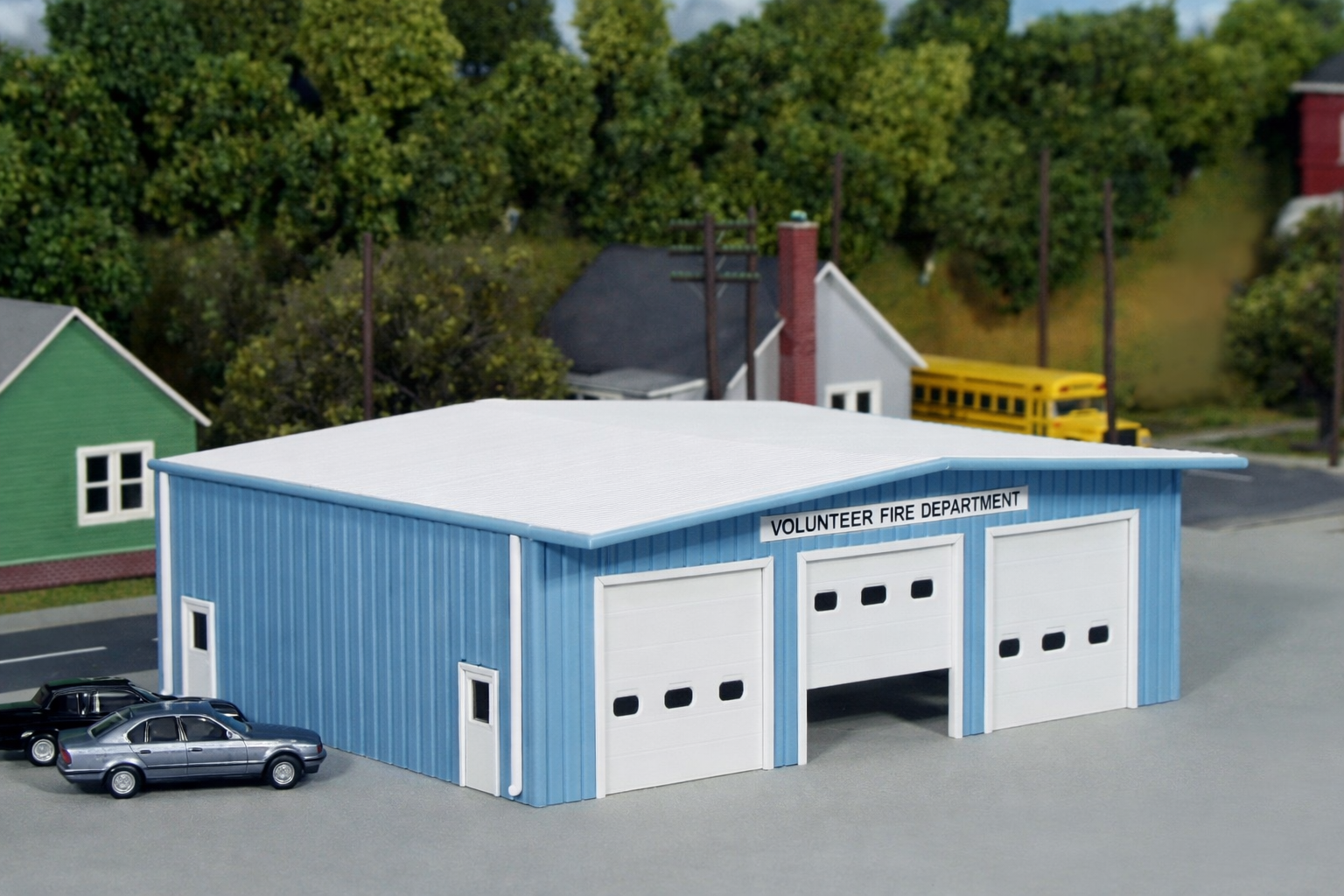 Pikestuff 0019 HO Scale Fire Station Kit