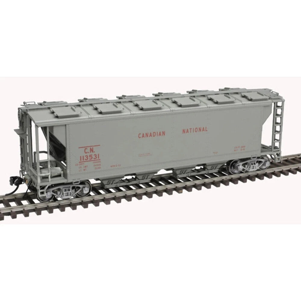 Atlas 20007154 HO Scale Slab Side Covered Hopper Canadian National CN #113427