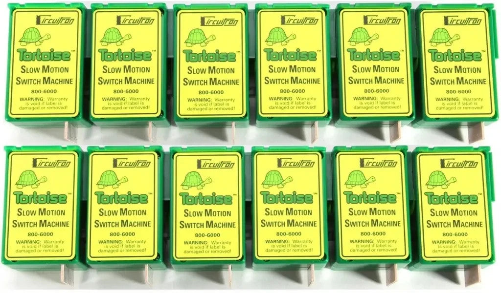 Circuitron 800-6012 Tortoise Slow Motion Turnout Switch Machine 12pcs - New