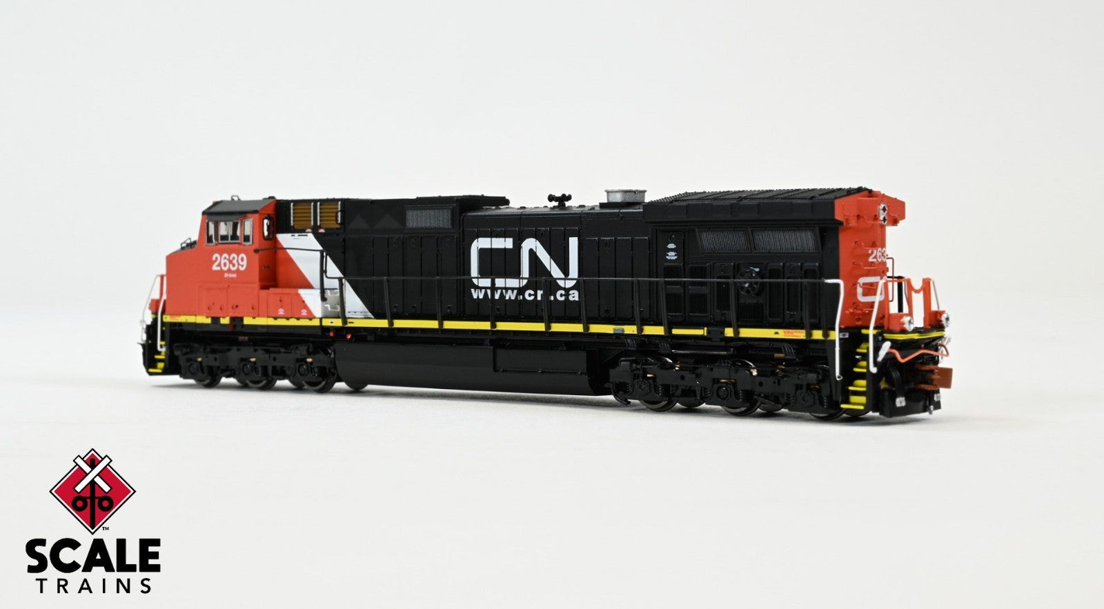 SCALETRAINS Rivet Counter N Scale GE DASH 9, Canadian National/Website #2639 DC