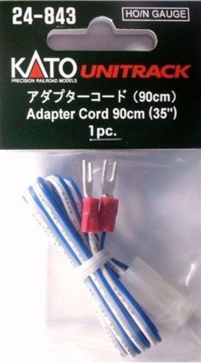 Kato 24-843 Unitrack Adapter Cord 90cm (35") - 1pc