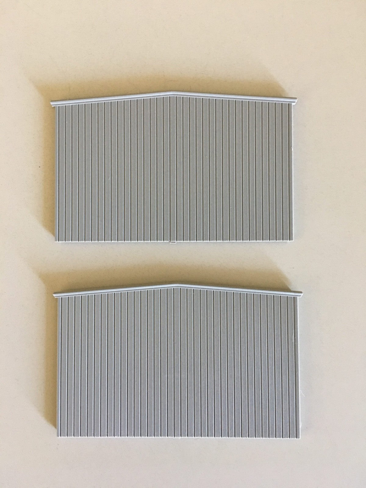 Pikestuff 1012 HO Scale Prefab Steel Warehouse End Wall Panels