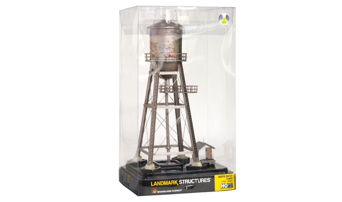 Woodland Scenics BR5064 HO Scale Rustic Water Tower - Oakville Model Trains Depot