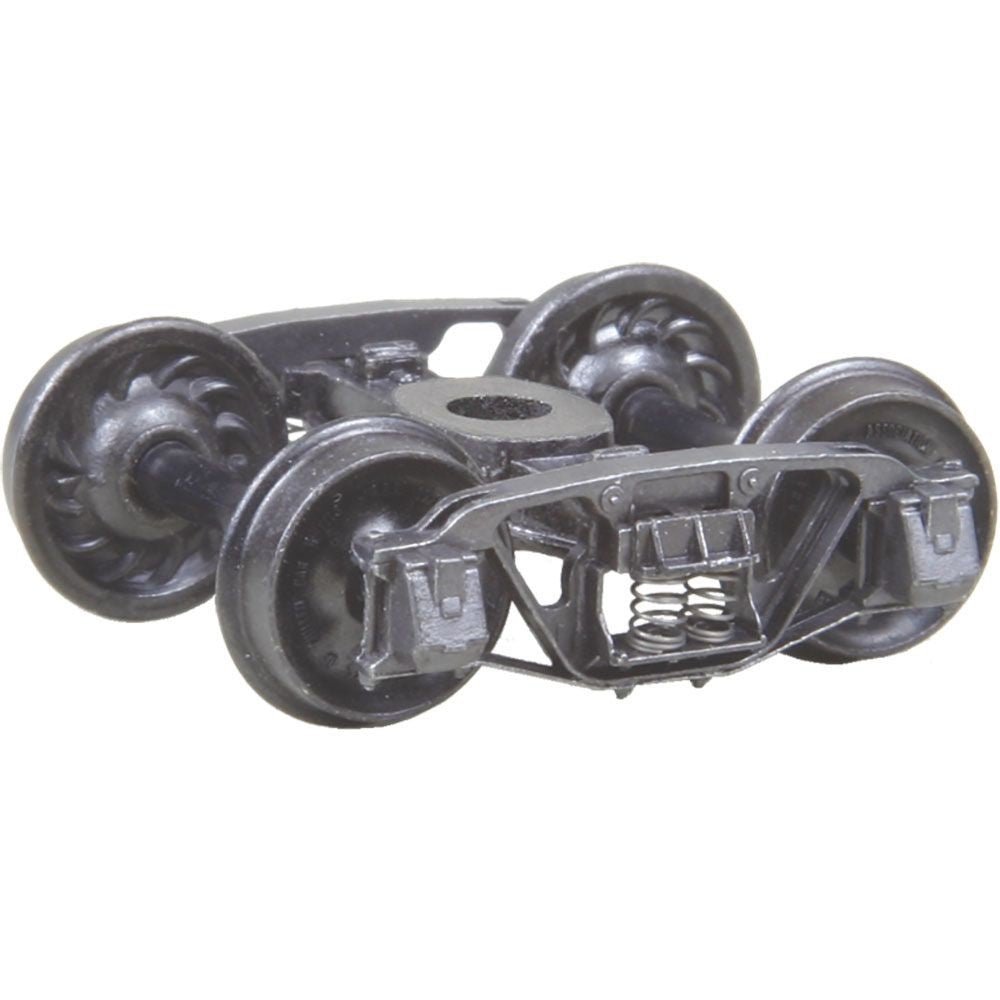 Kadee 553 HO Scale Andrews (1898) Self Centering Trucks with 33" Ribbed Back Wheels - Oakville Model Trains Depot