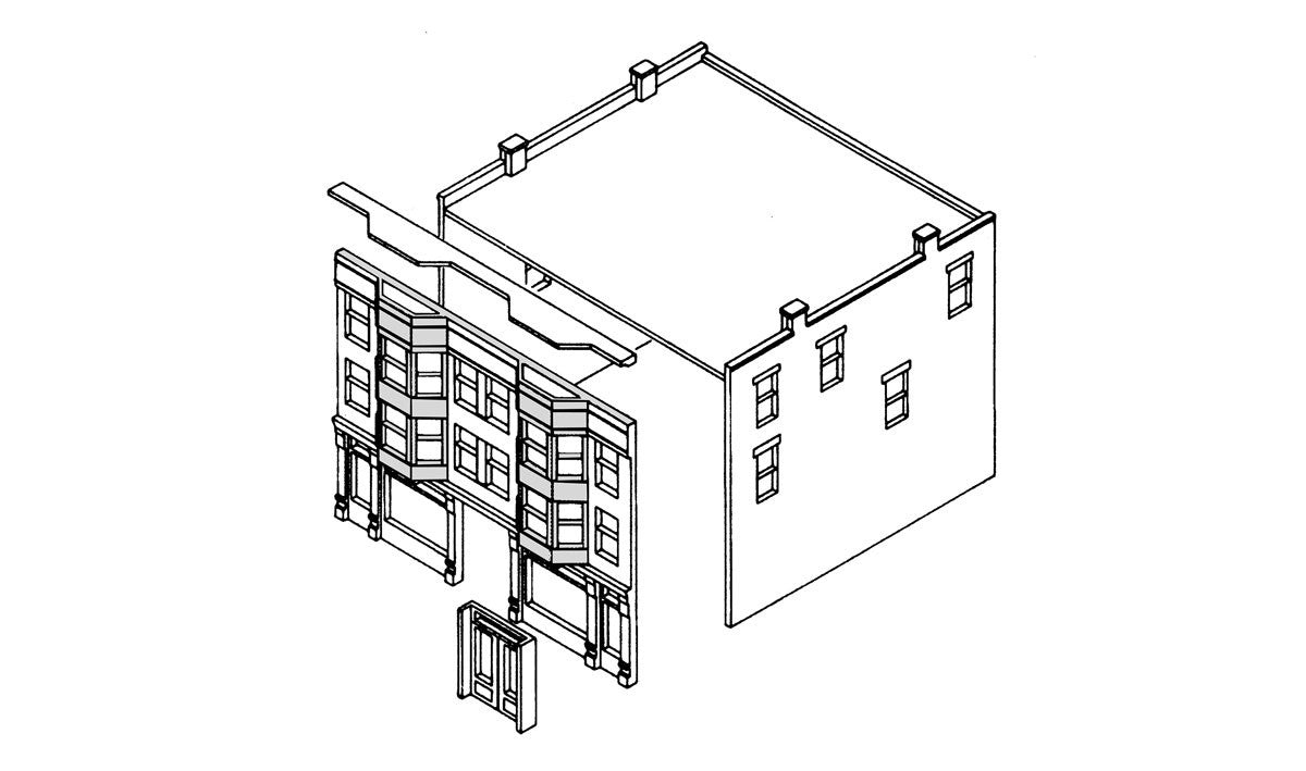 Woodland Scenics DPM 51500 N Scale Reed Books Building Kit